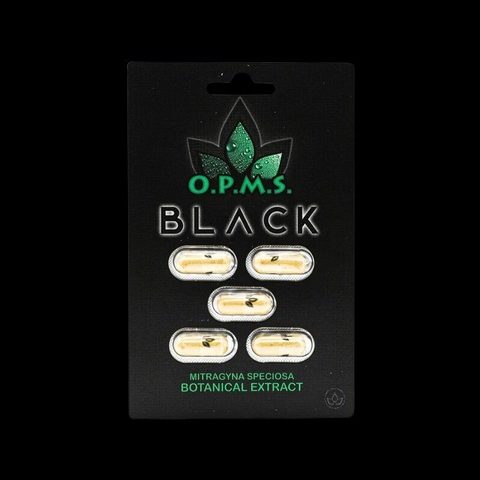 OPMSBlackKratomCapsules_5Packs