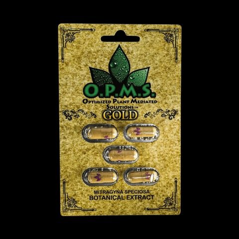OPMS_Gold_Kratom_Capsules_5_Pack
